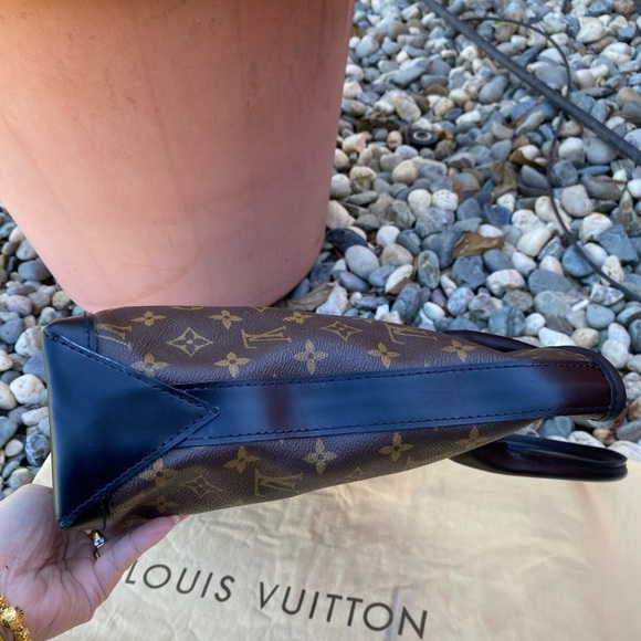 🌺NEW BLACK VACHETTA(not custom paint)🌺AUTH LOUIS SAC WEEKEND SHOPPING BAG 🎉 - Picture 13 of 17